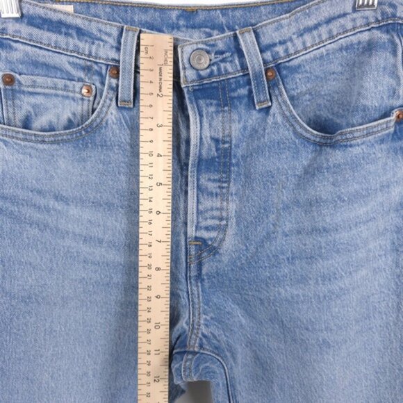LEVI’S PREMIUM QUALITY CLOTHING‎ 501 S Skinny Button Fly Jeans High Rise W27 L28 - Picture 4 of 12